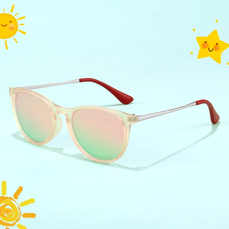 

New fashion children's polarized sunglasses trend boys and girls sunshade mirror children comfortable glasses sunglasses