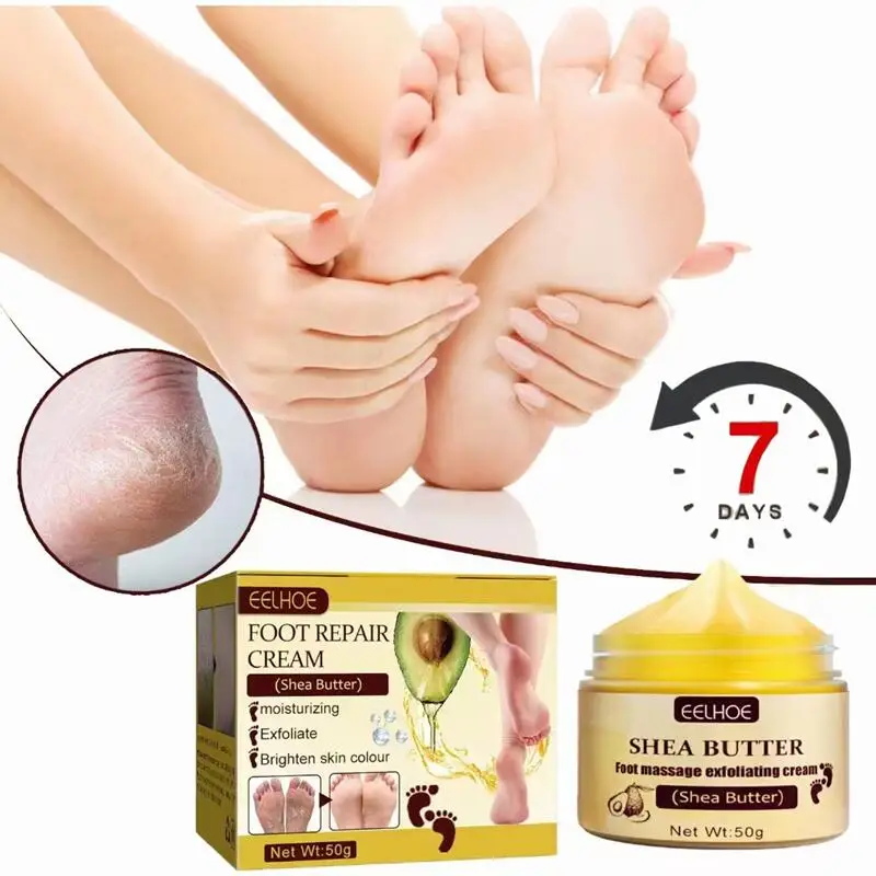 

EELHOE Foot Massage Peeling Cream - Foot Care Moisturizing Moisturizing Anti-Cracked Peeling Chapped Foot Cream