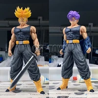 in stock 30cm anime dragon ball trunks figure super saiyan future trunks pvc action figures gk statue collection model toys