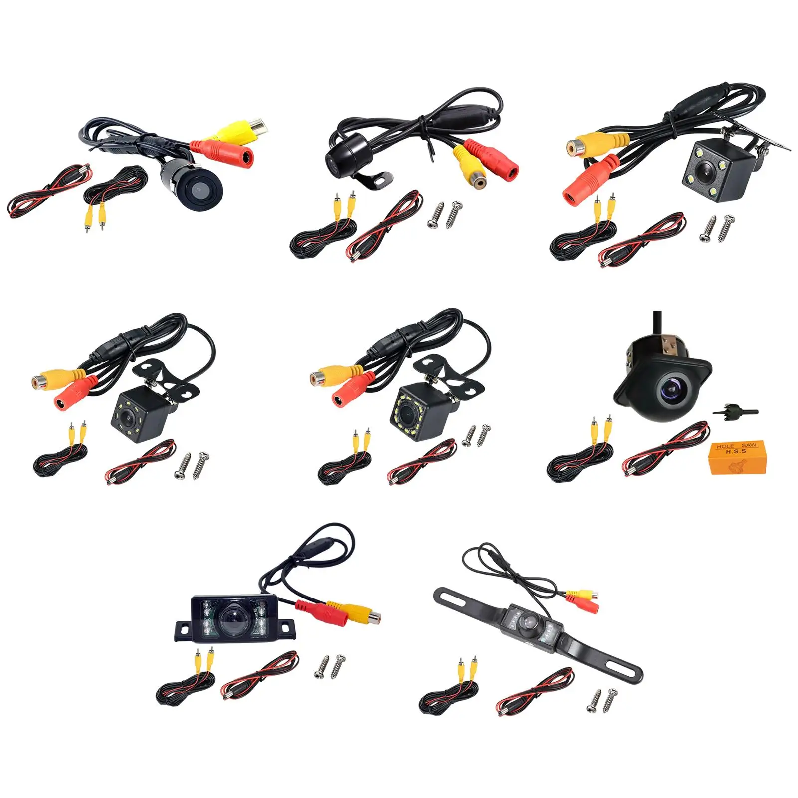 

Автомобильная камера заднего вида, профессиональная долговечная камера высокого разрешения, 12 В, легкая в установке, Премиум качество