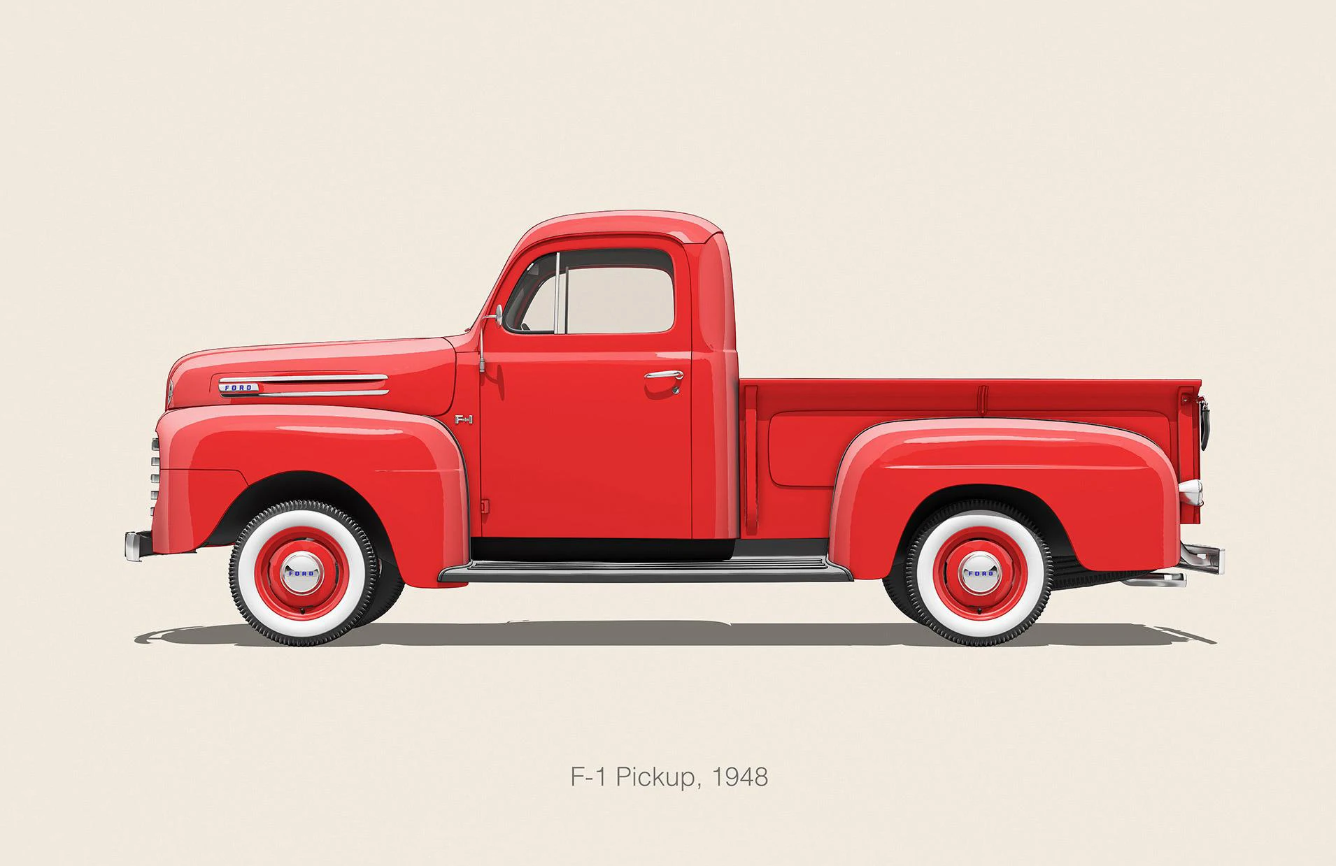 Modern Classic Sports Car Retro Car Cartoon Illustration Poster Canvas Paintings Wall Art Pictures Children's Room Home Decor