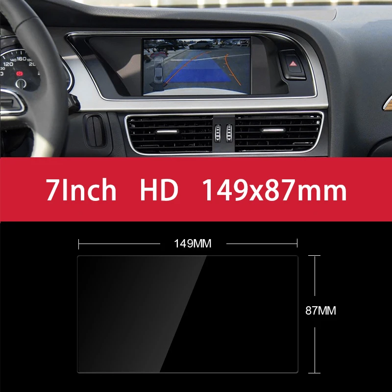 

Закаленное стекло для Audi A4 B8 A5 8T 2008-2016, защитная пленка для экрана навигации автомобиля, ЖК-дисплей, аксессуары для защиты от царапин