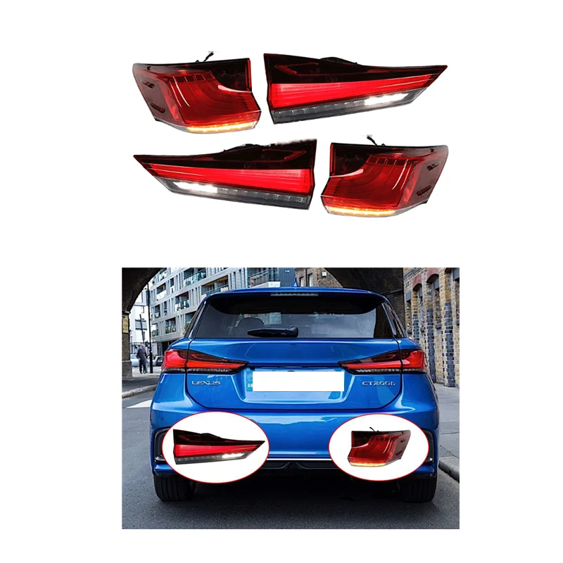 

Left And Right Rear Tail Light Assembly For 2019-2021 LEXUS CT200h Upgrade CT200h LED Taillights Taillamps
