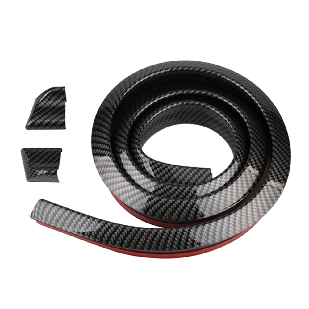 

Универсальный Автомобильный задний бампер, спойлер, Резиновая полоса из углеродного волокна, протектор для автомобилей, грузовиков (4,92 фут...