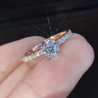 2021 модные дизайнерские обручальные кольца с кристаллами циркония для женщин женские свадебные украшения аксессуары подарок модные женские кольца