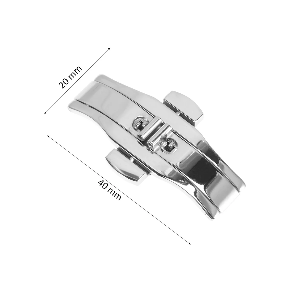 Accessories Watch Clasp Stainless Steel Airplane Band For Push Button Tungsten