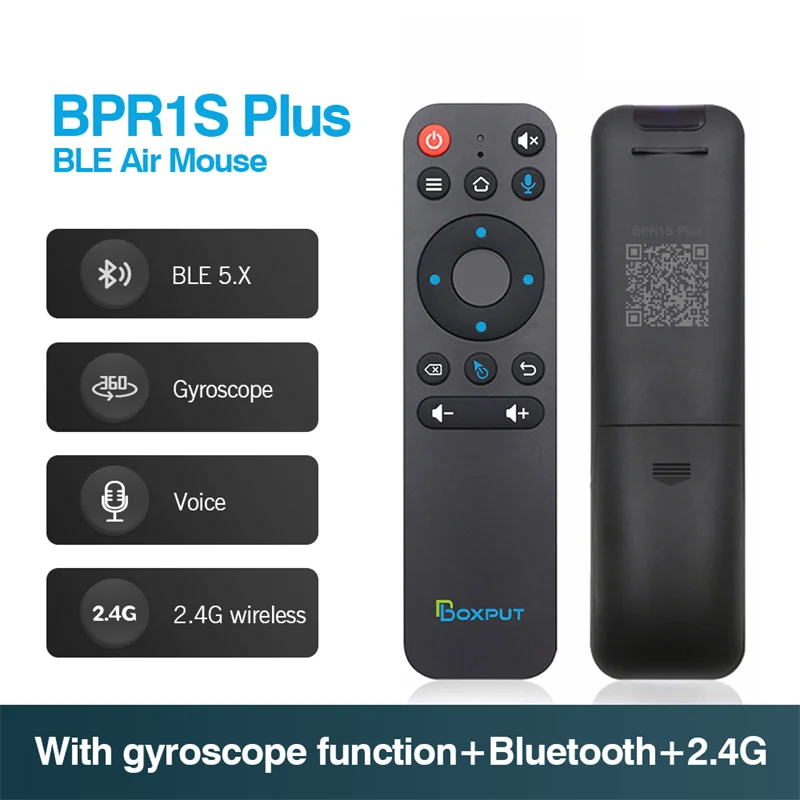 BT BPR1 BPR1S Plus BLE 5 0 Air Mouse Bluetooth 2 4G беспроводной голосовой пульт дистанционного