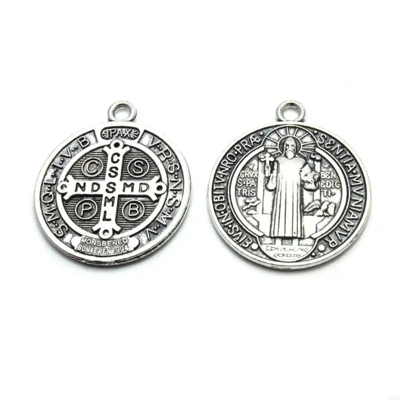 Кулоны Бенедикта из металла 10 шт.