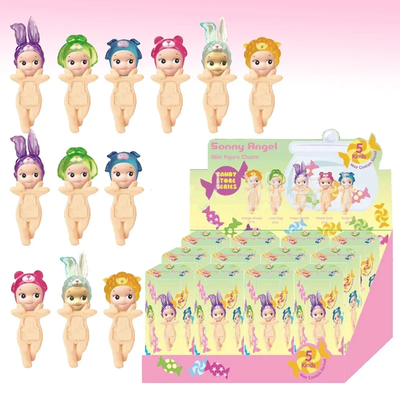 Kawaii Sonny Angel мини-фигурка серия Candy House ремни для мобильного телефона милая кукла