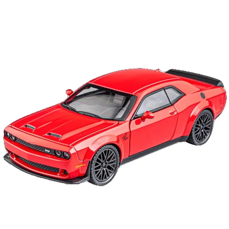 1: 32 Dodge Challenger SRT Hell Cat спортивный автомобиль модель автомобиля из сплава украшение