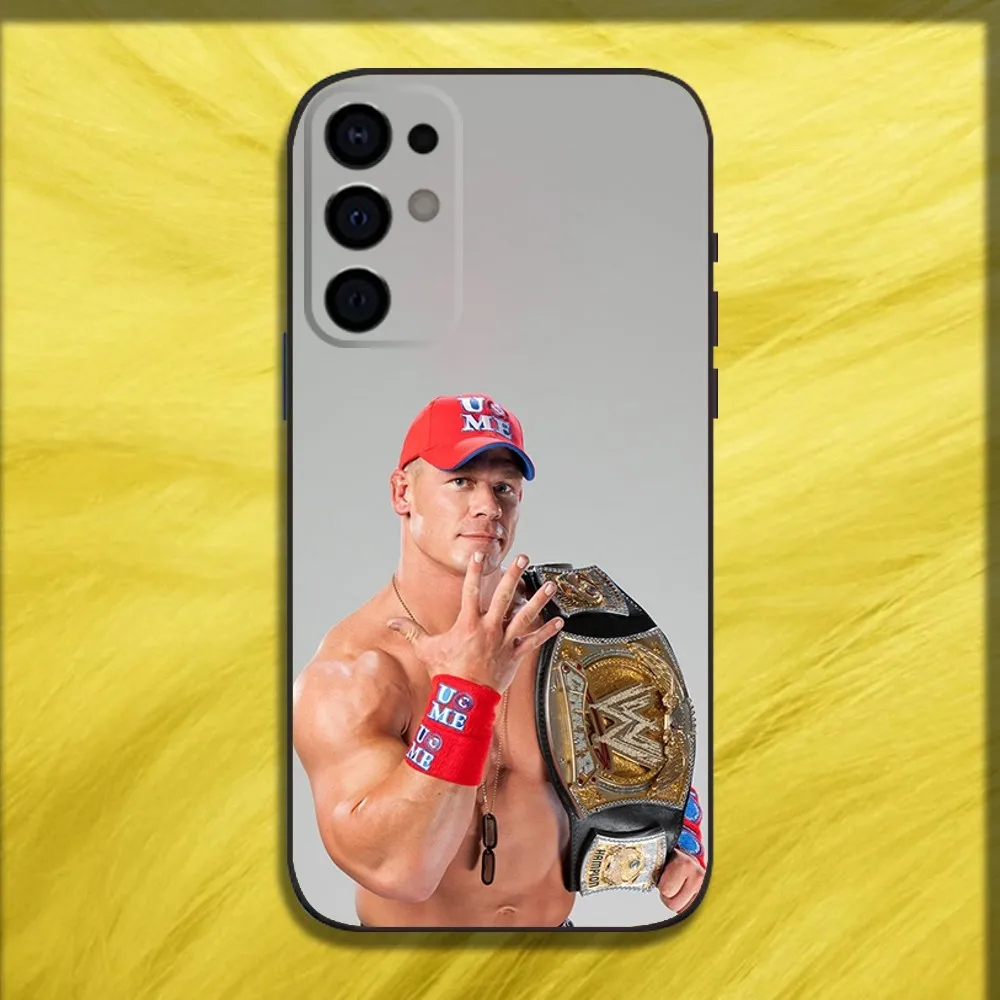 J-John Cena Wrestling Phone Case For Samsung S24 S21 S22 S23 S30 Ultra S20 Plus Fe Lite Note 10 9 5G Black Soft Cover