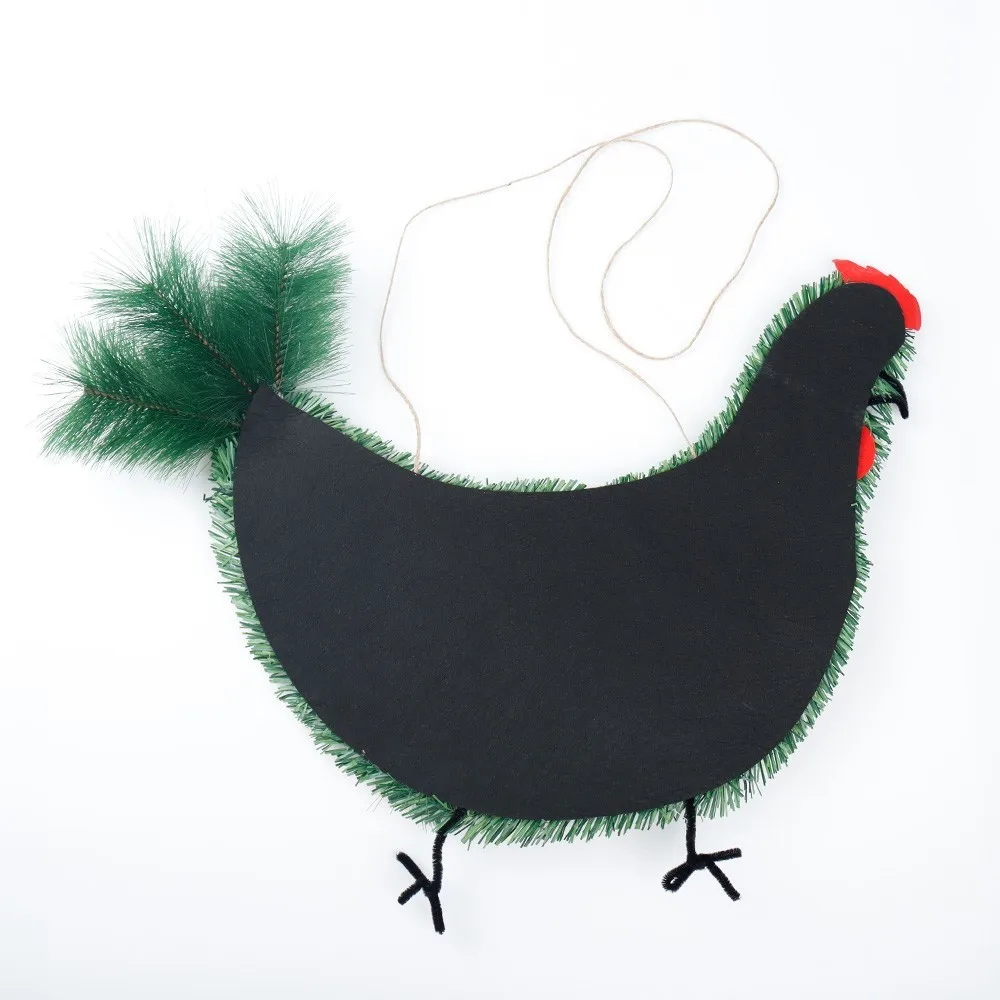 Рождественский венок с петухом 16 дюймов |