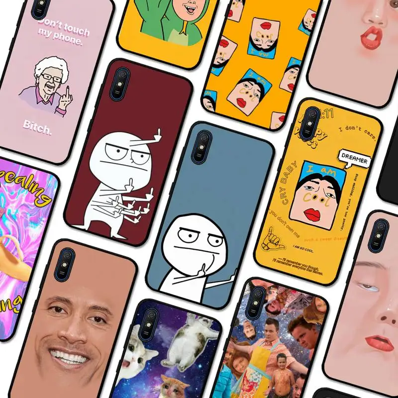 

Funny Man Phone Case for Redmi 5 6 7 8 9 A 5plus K20 4X S2 GO 6 K30 pro