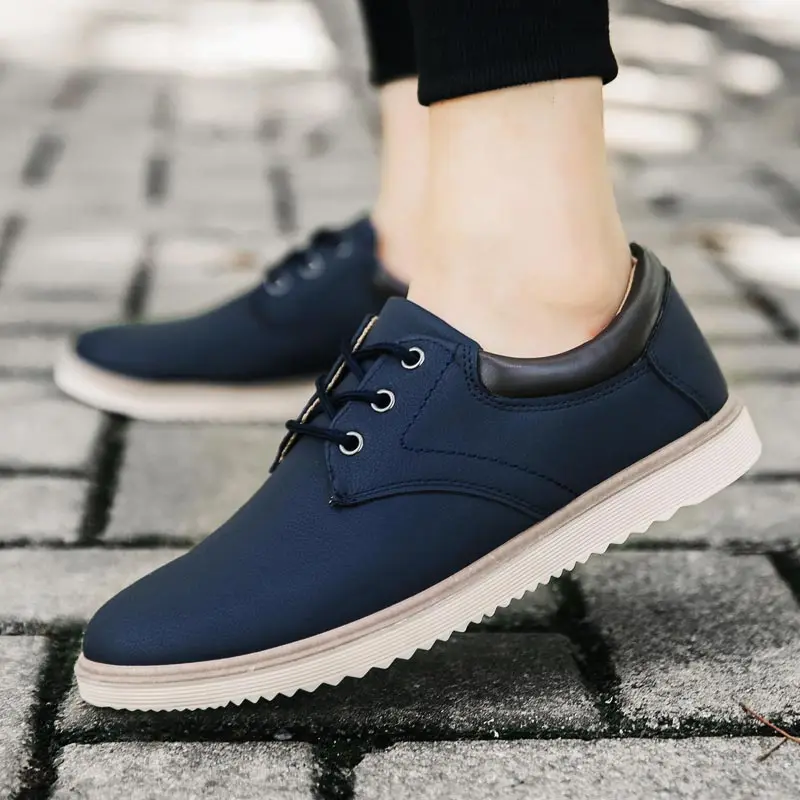 

autumn PU leather Men's Sport Shoes School Running For Man Athletic Men's Winter Sports Shoes Men's Sneakers Air Jogging