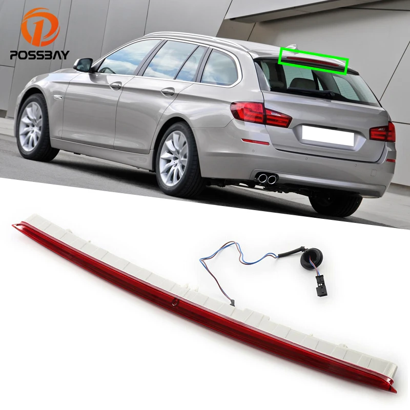 

Car Third Brake Light Rear Center Signal Lamp 12V Red LED Stop Light Durable Taillight Parts for BMW 5-Series F11 LCI 2009-2017