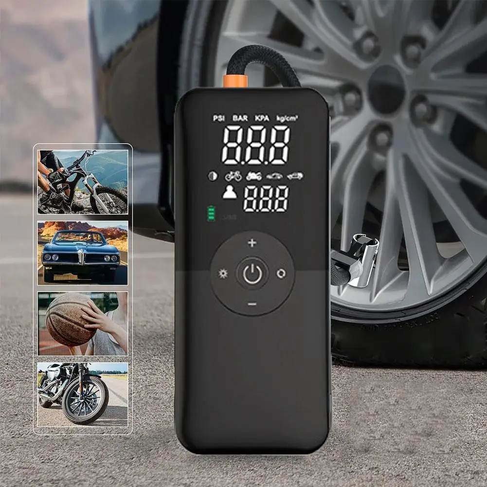 

Умный беспроводной воздушный насос C3106-1, портативный воздушный компрессор для шин, максимальный беспроводной насос для шин 154 PSI, Электричес...