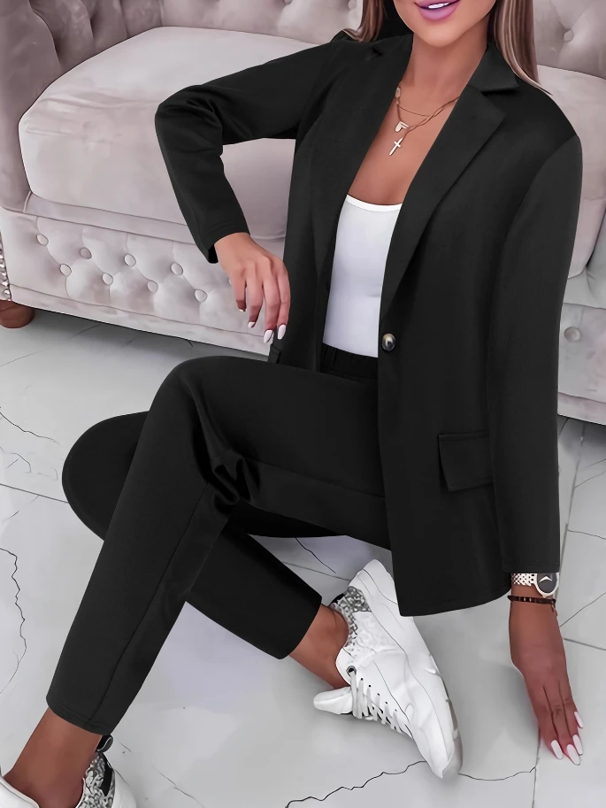 Комплект из двух предметов 2024 летний модный новый Повседневный Женский костюм с