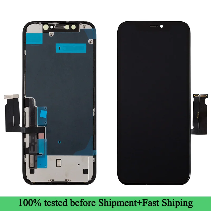 

Factory Wholesale 100% New Lcd for iPhone XR Display Screen Touch With Metal Factory Display For iPhone XR Lcd touch Screen