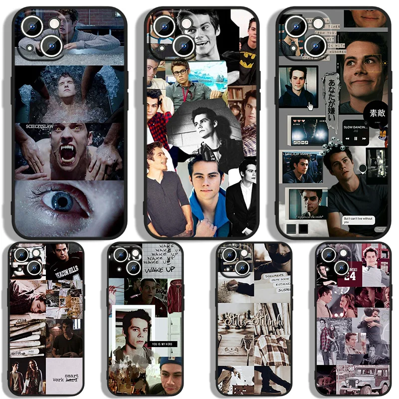 

Dylan O'Brien junior Wolf Phoen Case For Apple iPhone 11 12 13 14 Max Mini 5 6 7 8 S SE X XR XS Pro Plus Black Cover Soft Back