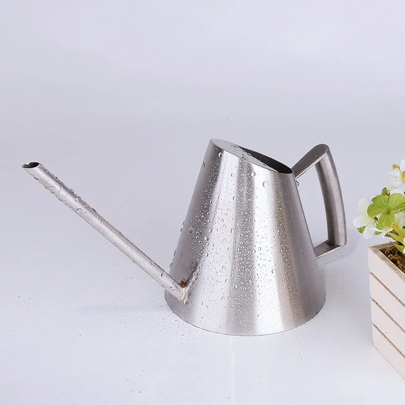 

Watering Can Plants, Small Stainless Steel Plant Watering Can, Metal Watering Pot With Long Straight Spout To Prevent Spillage