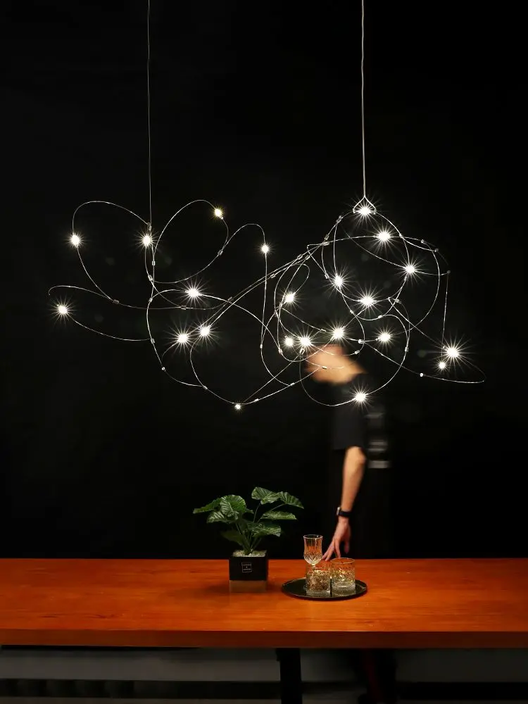 

Modern LED Firefly Ceiling Chandeliers Art Bar Pendant Lamp Living Dining Room Home Decor Hanging Light Luster Fixtures