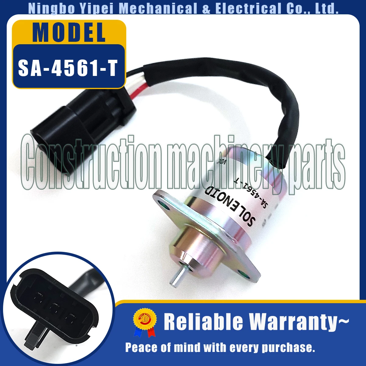 12 В SA-4561-T стоп-электромагнитный клапан для дизельного двигателя Kubota V1505 D1105 25-15230-01