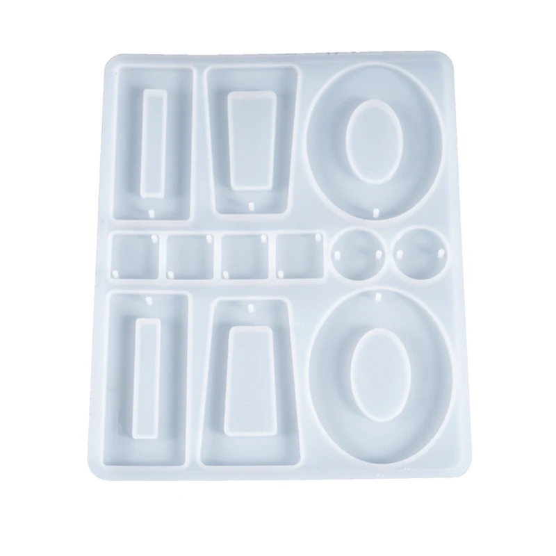 

Handmade DIY Earrings Silicone Mold Eardrops Danglers UV Crystal Resin Epoxy Mold DIY Art Crafts Ear Studs Casting Mold