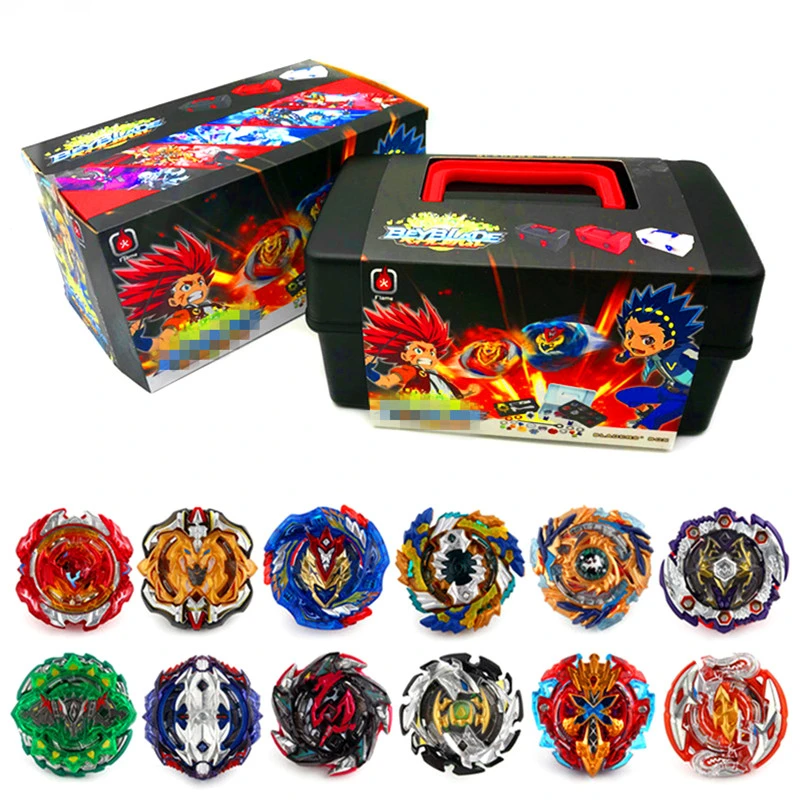 Beyblades Burst Burst Surge GT Set Gyro Launchers Toolbox Toupie Metal God Gold Tops Fafnir Burst Spinning bayblade Bey Blades