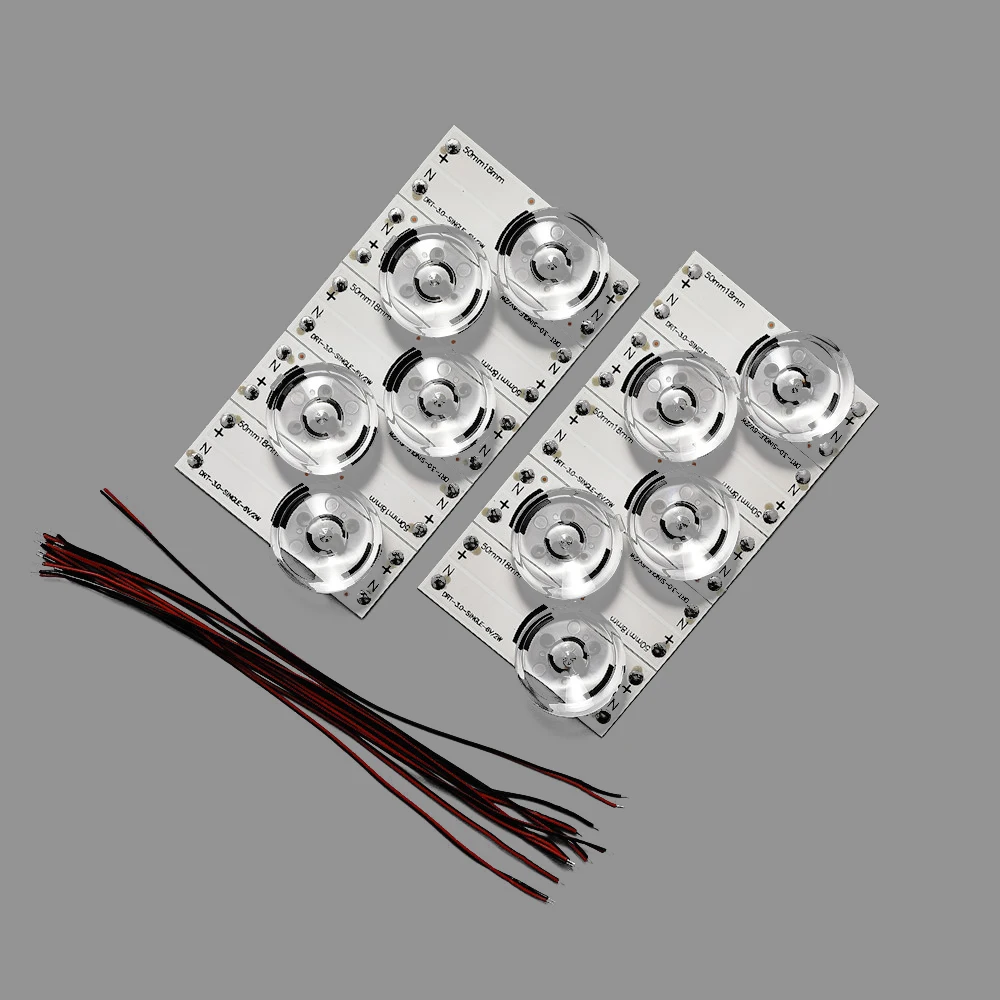 

6V drt 3.0 Lamp Beads with Optical Lens Fliter for 32-65 LED TV Repair with Wire Led Light Strip Parts Accessories