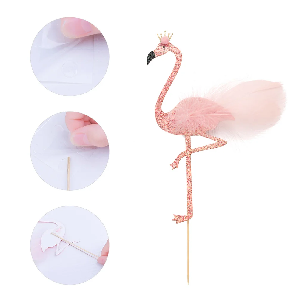 

Picks Cocktail Cake Cupcake Dessert Toppers Sticks Drink Wood Fruit Topper Party Disposable Insert Tropical Pick Ornament