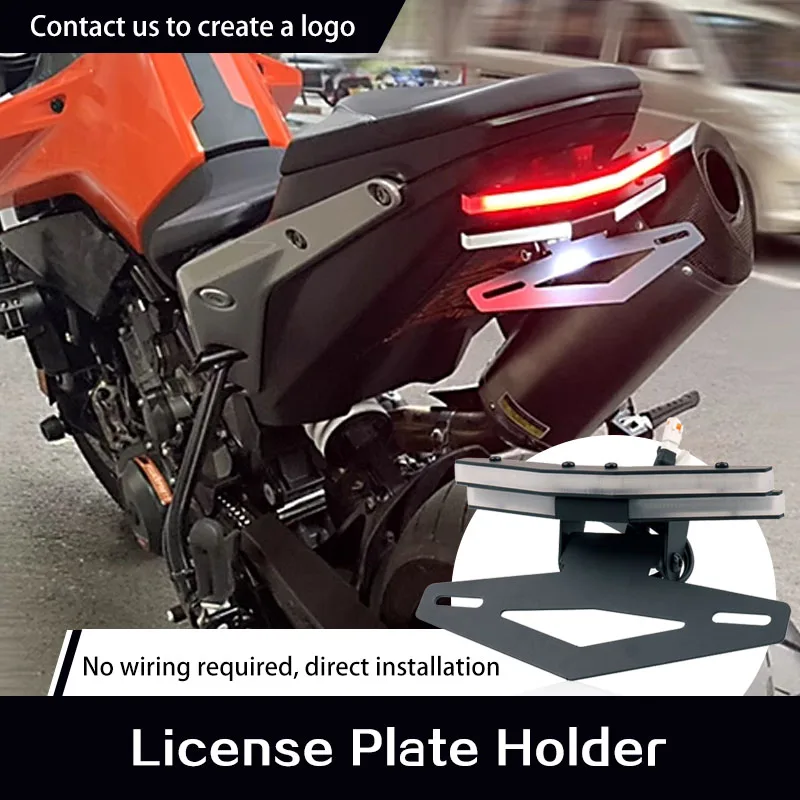 

Для DUKE790 790 для DUKE 890 2017-2023, интегрированный номерной знак для мотоцикла, фонарь, сигнал поворота