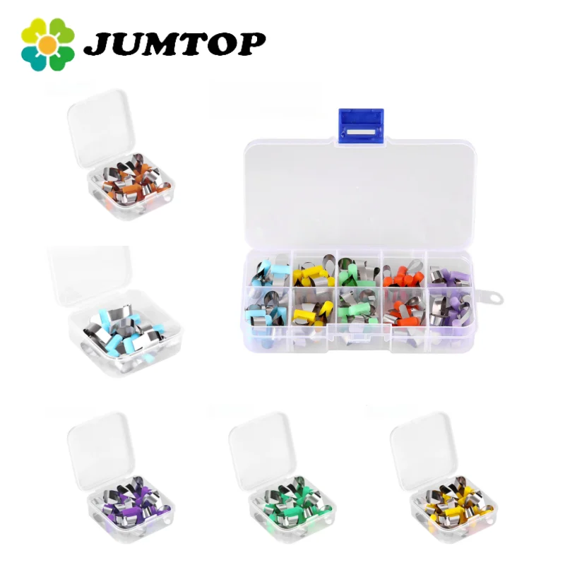 Фото JUMTOP Стоматологический формовочный лист с шкафчиком, ортодонтические секционные контурные металлические матрицы, стоматологические матричные ленты №1