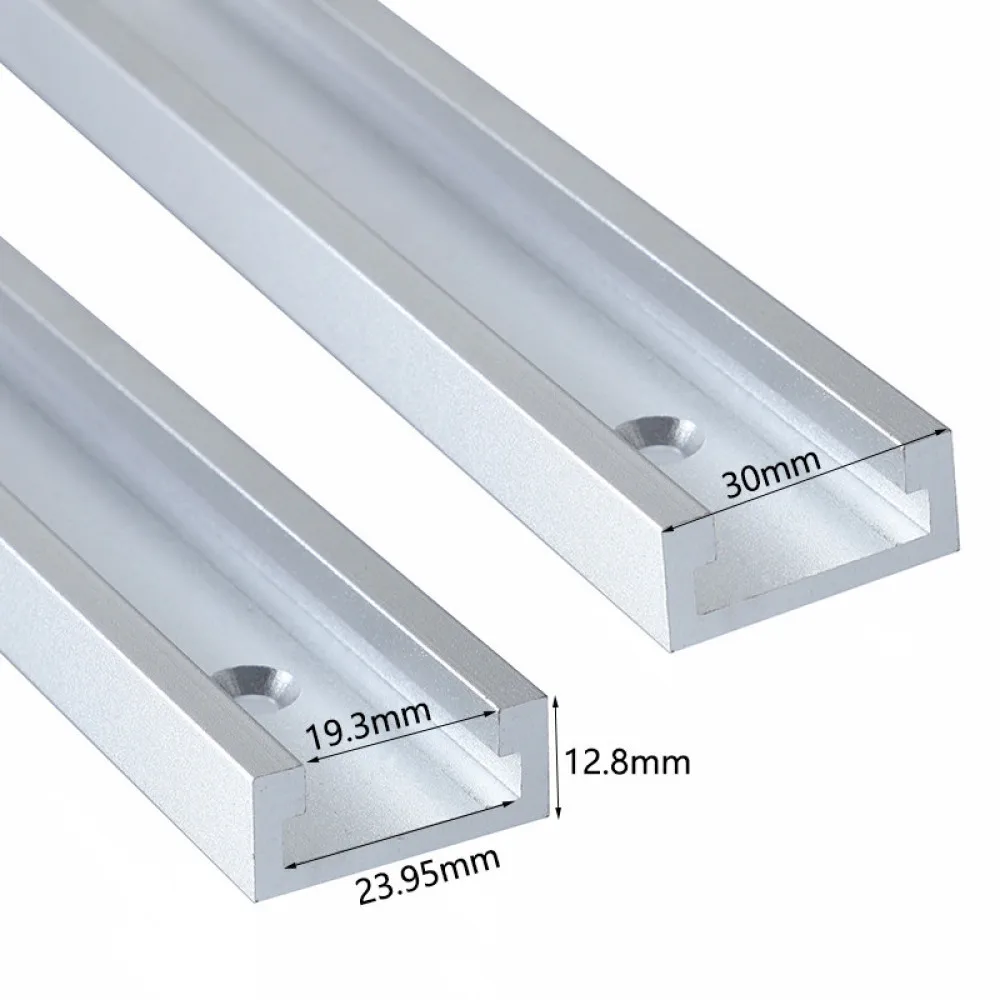 Фото Для направляющей RUITOOL 30 Type Miter Track Slider Stop, алюминиевой Т-образной направляющей для деревообрабатывающего стола, модификационного инструмента для столярных работ. №2