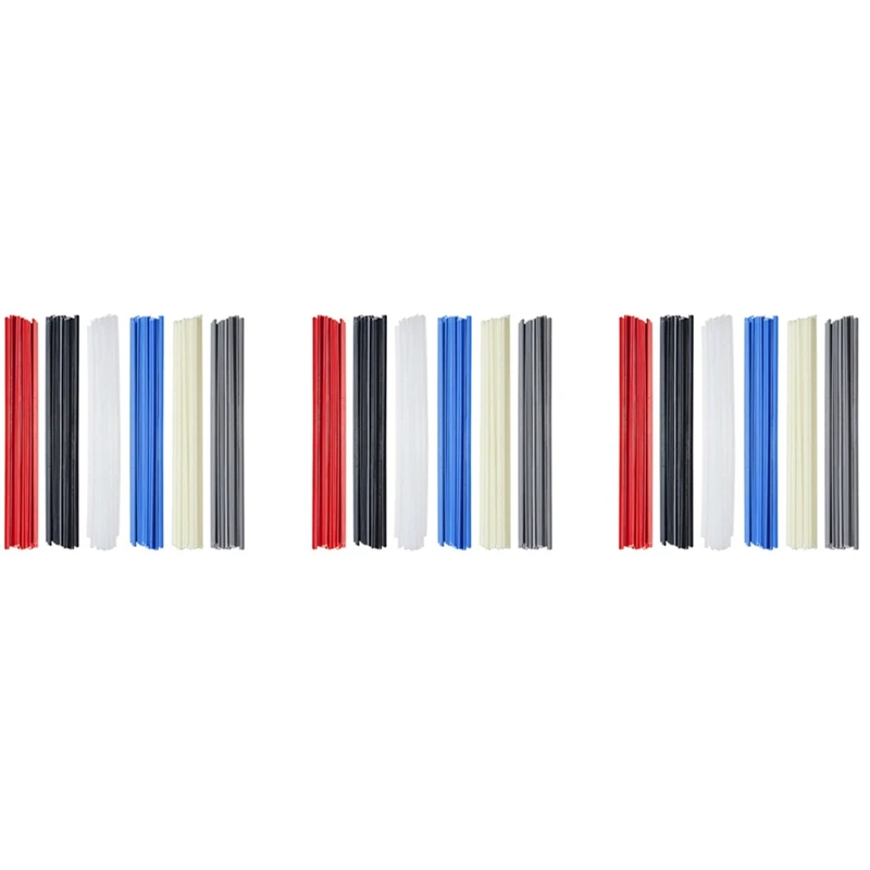 

180 шт., пластиковые сварочные прутки, комплект сварочных пруток из полипропилена, ПВХ, АБС, пластика, подходит для ремонта автомобильного бампера