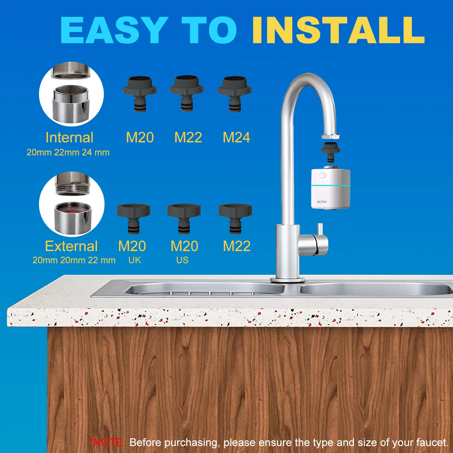 Рисунок 6 - ALTHY кран озоновый генератор воды