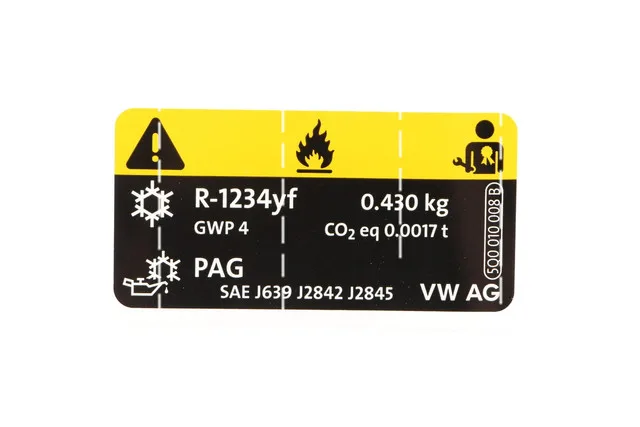 

4 pcs 5 Q0010008B Warning Label Sticker Adhesive