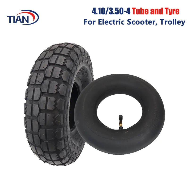 

2019 Hot Sale Good Reputation 4.10/3.50-4 Scooter Tyre Mini ATV Wheel Tyre 3.50-4 Inner Tube Fit for Wheel Tires Trolley