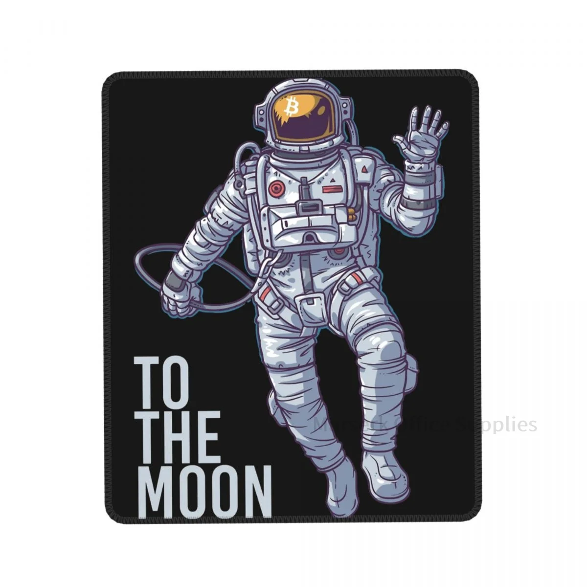 

Bitcoin Cryptocurrency Miners Meme Mouse Pad Astronaut To The Moon Computer Gamer Keyboard Desk Pad Personalized Rubber Antiskid