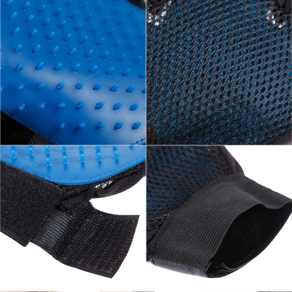 Перчатка для груминга кошек щетка вычесывания шерсти домашних питомцев и собак