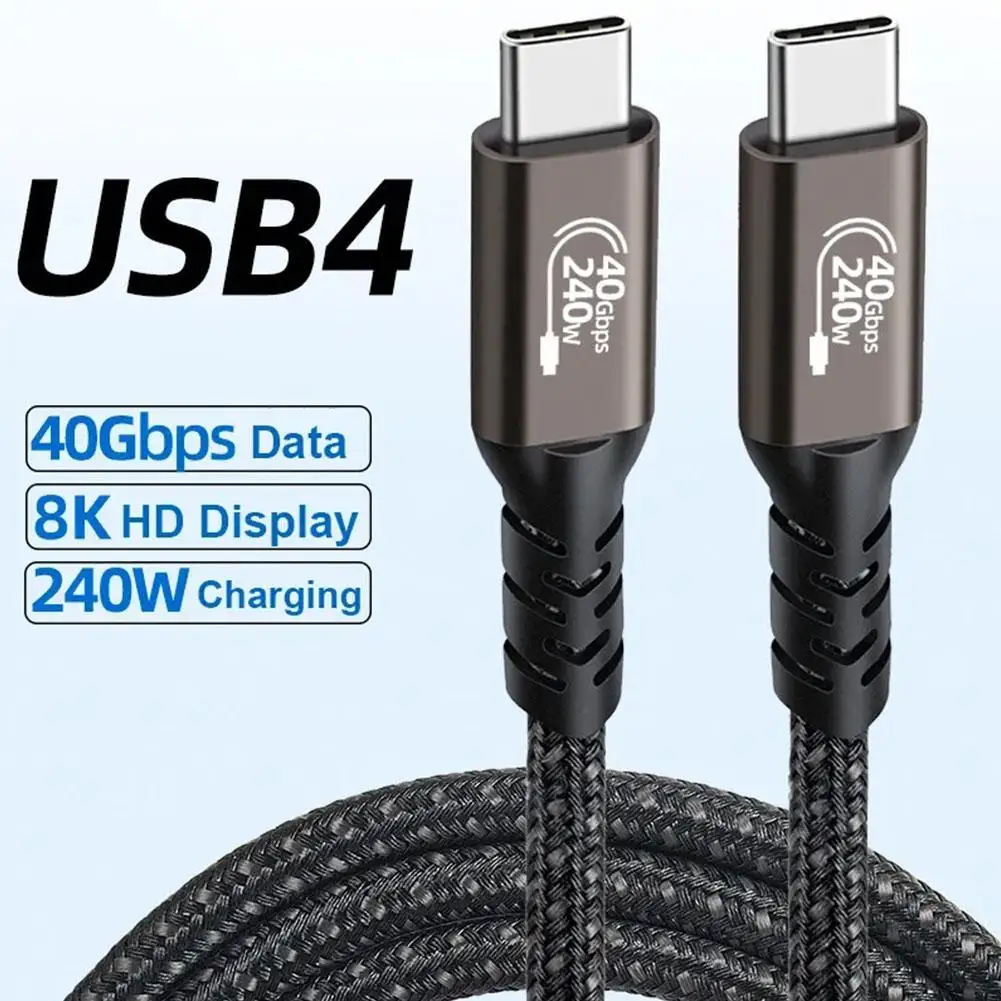 

Кабель зарядный USB 4, 40 Гбит/с, 240 Вт