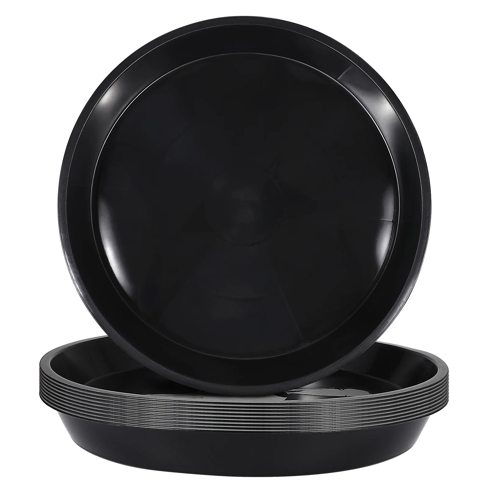

Happyyami 10Pcs Saucer Planter Drip Trays Flower Pot Bottom Tray for Garden Outdoor Indoor
