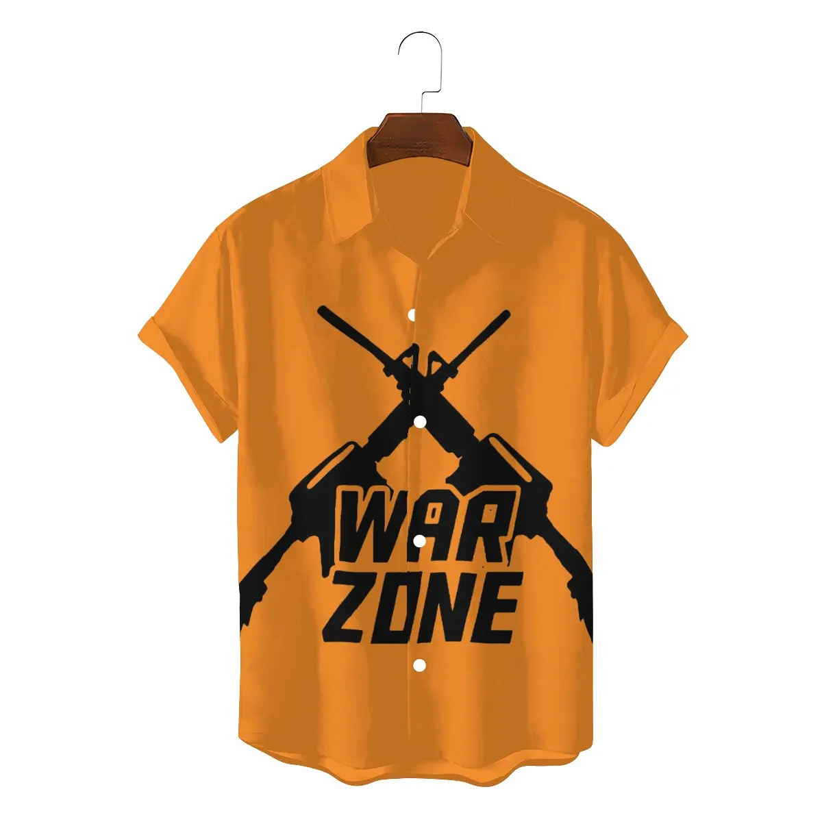 

Gun Unique 3D Shirt COD Warzone Game Casual Hawaii Shirts Summer Stuff For Adult
