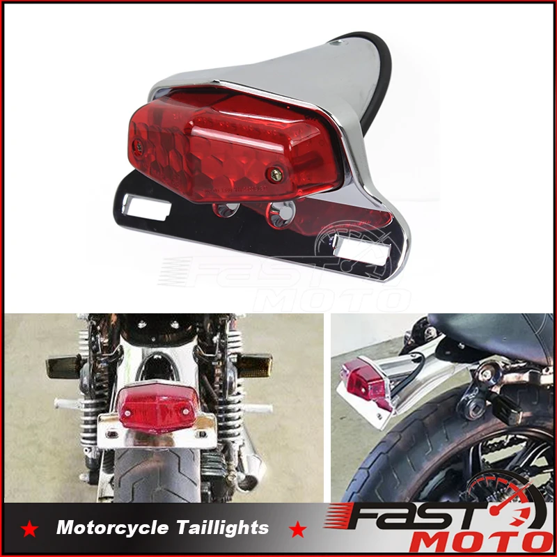 Cafe Racer на заказ Lucas Style классический винтажный стоп-сигнал светодиодный фонарь