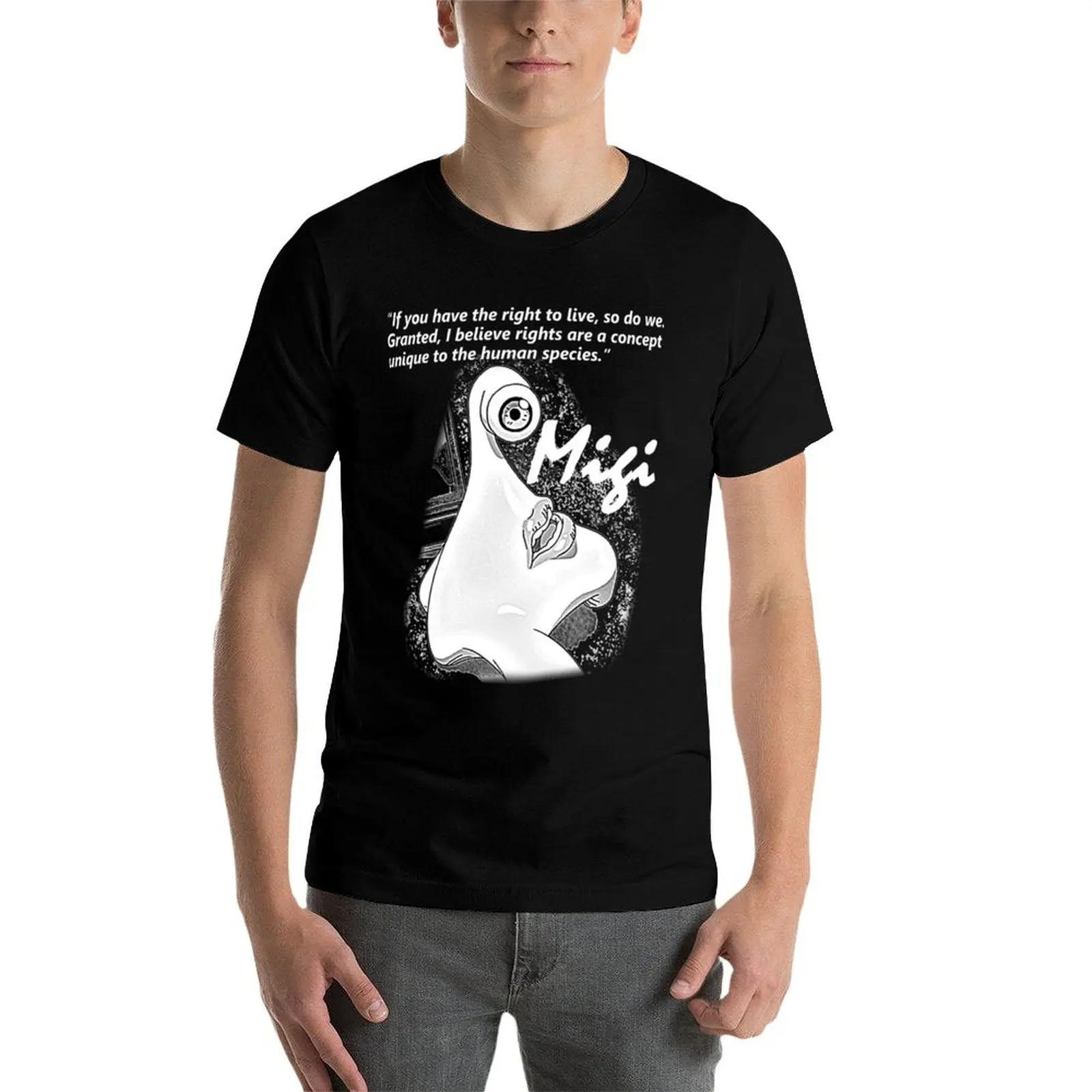 Футболка Migi летняя одежда топы больших размеров в стиле аниме большие и высокие