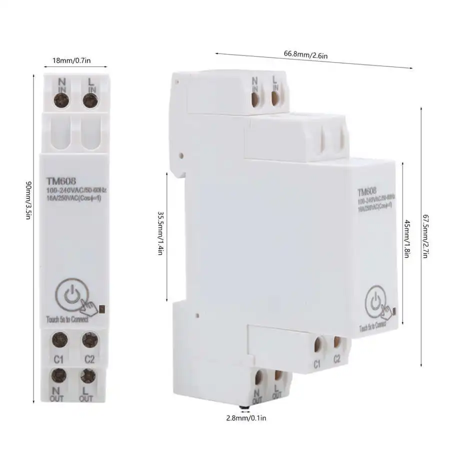 

Умный однофазный измеритель электроэнергии TM608, 2,4 ГГц, с Wi-Fi, 16 А, от 100 до 240 В, Электрический измеритель электроэнергии с Wi-Fi, тестеры