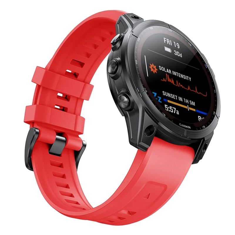 

Silicone Watchband Quick Release Band Strap Wristband 20mmfor Garmin fenix 7S/6S 24BB