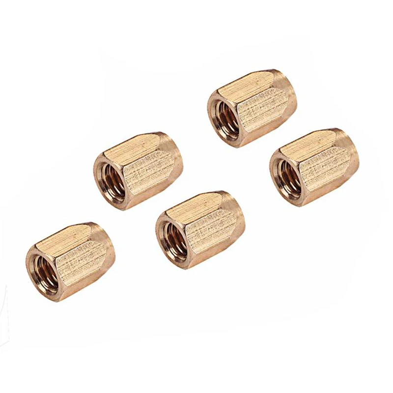 5 шт. латунная гитарная ферменная гайка для электрогитары басовые детали