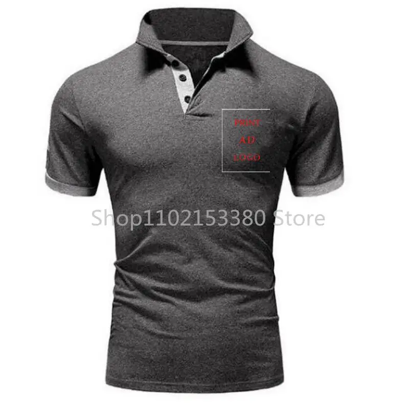 Футболка мужская летняя из 100% хлопка с коротким рукавом и круглым вырезом -