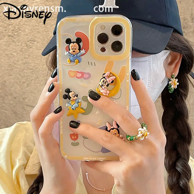

Disney Mickey Clear Protective Case for iphone 11 12 13 Pro max 11pro 11promax 12pro 12promax 13pro 13promxa MAX XR Phone Cover