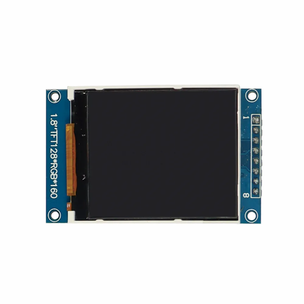 

1.77 inch TFT LCD Screen 128*160 ST7735 Drive IC SPI Serial Port 8Pin 2.54MM Pitch Colourful Screen Display 3.3V